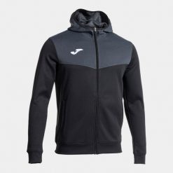 Bluza dresowa z kapturem Joma Campus Street. Czarne kurtki treningowe męskie Joma, m, bez wzorów, z dresówki, z kapturem, na fitness i siłownię. W wyprzedaży za 243.85 zł.