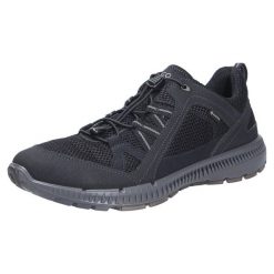 Buty do chodzenia męskie Ecco Terracruise Ll Tex Gtx. Czarne buty zimowe męskie ecco, bez wzorów, z materiału, sportowe, bez obcasa, bez zapięcia. Za 640.50 zł.