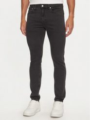 Calvin Klein Jeans Jeansy J30J323696 Szary Skinny Fit. Szare jeansy męskie Calvin Klein Jeans, bez wzorów, z bawełny. Za 319.99 zł.