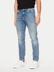 Karl Lagerfeld Jeans Jeansy A1M10100 Niebieski Regular Fit. Niebieskie jeansy męskie Karl Lagerfeld Jeans, bez wzorów, z bawełny. Za 309.99 zł.