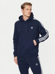 Adidas Bluza adicolor Classics 3-Stripes IL2489 Granatowy Regular Fit. Niebieskie bluzy nierozpinane męskie ADIDAS, m, bez wzorów, z bawełny, bez ramiączek, bez kaptura. Za 239.99 zł.