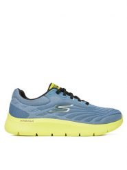 Skechers Sneakersy Go Walk Flex-Brendon 216687/SLT Niebieski. Niebieskie buty sportowe na co dzień męskie Skechers, m, bez wzorów, z materiału, bez ramiączek, bez kaptura. Za 189.99 zł.