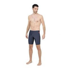 Aqua Sphere Essential Jammer Ciemnoszary/Czerwony UK 26. Czerwone szorty sportowe męskie Aqua Sphere, bez wzorów, z poliesteru, sportowe. Za 186.52 zł.