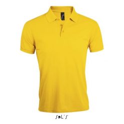 Polo Sol's Prime. Żółte koszulki polo męskie SOL'S, m, bez wzorów, z bawełny, bez kołnierzyka, bez ramiączek. Za 139.00 zł.