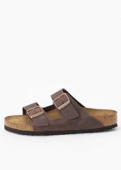 BIRKENSTOCK ARIZONA Klapki męskie. Brązowe klapki i japonki męskie Birkenstock, bez wzorów. Za 429.99 zł.