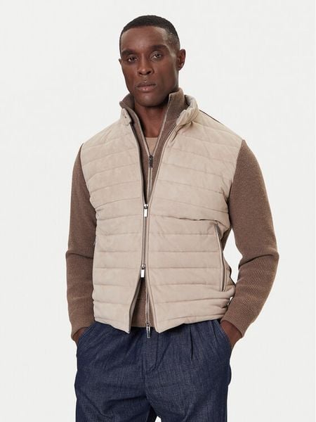 Paul&Shark Kurtka przejściowa 15311266 Beżowy Regular Fit. Brązowe kurtki męskie PAUL&SHARK, m, bez wzorów, ze skóry, bez ramiączek, bez kaptura. Za 2,609.00 zł.