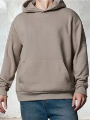 Bluza hoodie - Inny. Bluzy nierozpinane męskie Sinsay, l, bez wzorów, bez ramiączek, bez kaptura. Za 69.99 zł.
