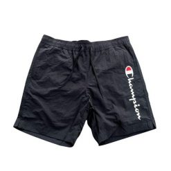 Spodenki kąpielowe męskie Champion Beachshort. Czarne kąpielówki męskie CHAMPION, m, bez wzorów. Za 213.06 zł.