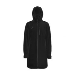 Kurtka stadionowa Erima Cmpt czarna. Czarne kurtki męskie Erima, m, bez wzorów, z polaru, bez ramiączek, bez kaptura. Za 481.99 zł.