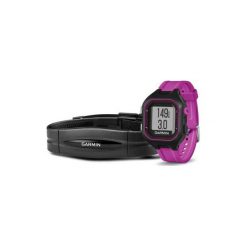 Zegarek sportowy z GPS GARMIN Forerunner 25 HRM Czarno-fioletowy 010-01353-70. Czarne zegarki sportowe Garmin. Za 699.00 zł.