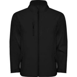 Męska Kurtka Soft Shell Nebraska. Czarne kurtki męskie ROLY, l, bez wzorów, sportowe, bez ramiączek, bez kaptura. Za 138.99 zł.