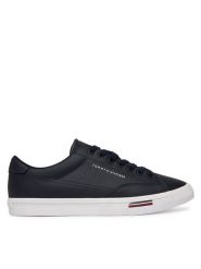 Tommy Hilfiger Tenisówki Vulc Core Rwb Long Lace Lth FM0FM05814 Granatowy. Niebieskie trampki męskie Tommy Hilfiger, bez wzorów, ze skóry, bez zapięcia. Za 409.99 zł.