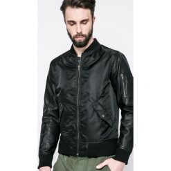 Jack & Jones - Kurtka bomber. Zielone kurtki męskie Jack & Jones, l, bez wzorów, z materiału, bez ramiączek, bez kaptura. W wyprzedaży za 199.90 zł.