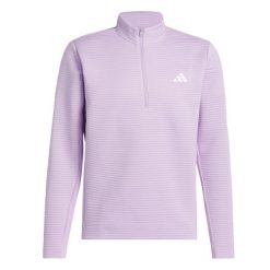 Zakładana przez głowę bluza Ultimate365 Dwr Textured Quarter Zip. Czerwone bluzy nierozpinane męskie ADIDAS, bez wzorów, z materiału, sportowe, bez ramiączek, bez kaptura. Za 329.00 zł.