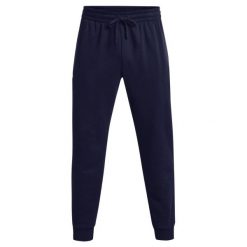 Spodnie Do Joggingu Męskie Polar Rival. Niebieskie bluzy z polaru męskie Under Armour, m, bez wzorów, z polaru, bez ramiączek, bez kaptura. Za 273.99 zł.