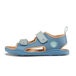 Affenzahn Sandal Leather Airy Shark (01394-30211). Niebieskie buty trekkingowe męskie Affenzahn, bez wzorów, bez zapięcia, trekkingowe. Za 289.00 zł.