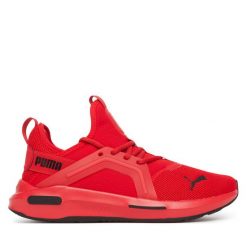 Buty do biegania Puma. Czerwone buty do biegania męskie Puma, bez wzorów, bez zapięcia, do biegania. Za 269.99 zł.