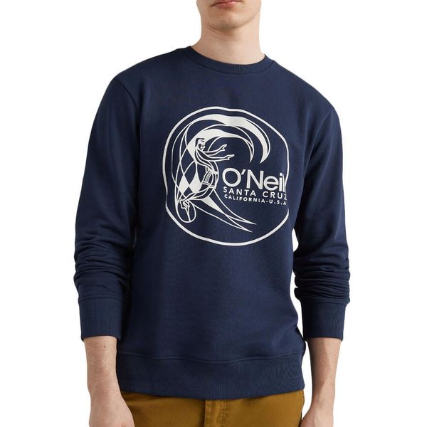 Bluza męska O'Neill Circle Surfer Crew. Niebieskie bluzy nierozpinane męskie O'Neill, m, bez wzorów, sportowe, bez ramiączek, bez kaptura. Za 209.00 zł.
