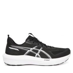Buty do biegania Asics. Czarne buty do biegania męskie Asics, bez wzorów, bez zapięcia, do biegania. Za 399.99 zł.