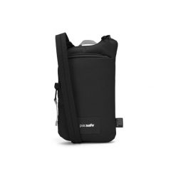 Saszetka Pacsafe Go Tech Crossbody - jet black. Czarne saszetki męskie Pacsafe, bez wzorów. Za 230.99 zł.