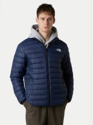 The North Face Kurtka puchowa Classic NF0A8D1U Granatowy Regular Fit. Niebieskie kurtki męskie The North Face, m, bez wzorów, z puchu, bez ramiączek, bez kaptura. Za 1,099.00 zł.