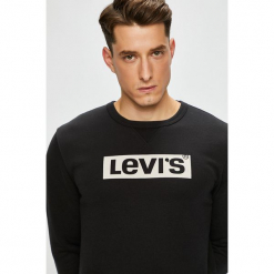 Levi's - Bluza. Brązowe bluzy nierozpinane męskie Levi's, z nadrukiem, z bawełny. Za 219.90 zł.