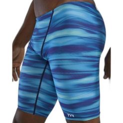 Spodenki treningowe do kolan TYR Technowave 487 - jammery. Niebieskie szorty sportowe męskie TYR, bez wzorów, sportowe. Za 199.99 zł.