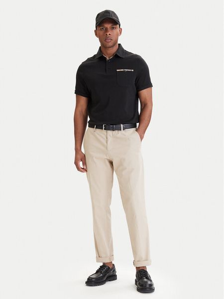 Barbour Polo Premium Corpatch MML1496BK31 Czarny Tailored Fit. Czarne koszulki polo męskie Barbour, m, bez wzorów, z bawełny, bez kołnierzyka, bez ramiączek. Za 349.99 zł.