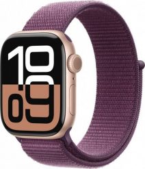 Smartwatch Apple Watch 10 GPS + Cellular 42mm Rose Gold Alu Sport Loop Fioletowy (MWXC3QF/A). Czerwone zegarki smartwatch Apple. Za 4,278.47 zł.