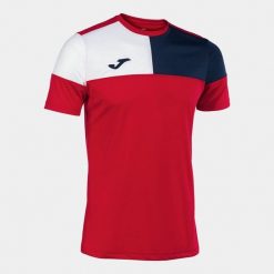 Jersey Joma Crew V. Czerwone t-shirty sportowe męskie Joma, m, bez wzorów, z jersey, sportowe, bez ramiączek. Za 96.95 zł.