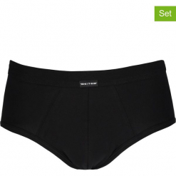Slipy (3 pary) w kolorze czarnym. Slipki męskie marki bonprix. W wyprzedaży za 69.95 zł.
