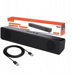 Mini Soundbar Głośnik Przenośny Bluetooth Bezprzewodowy Radio FM SD USB AUX Zenwire BT-S058. Soundbary Zenwire. Za 51.50 zł.
