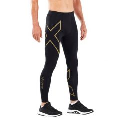 Legginsy kompresyjne 2XU Light Speed. Czarne bielizna termoaktywna męska 2XU, m, bez wzorów, bez ramiączek, do biegania. Za 667.50 zł.