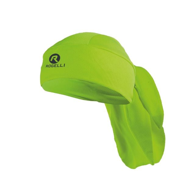 Chusta rowerowa Rogelli Bandana. Zielone szaliki męskie Rogelli, bez wzorów, sportowe. Za 46.00 zł.