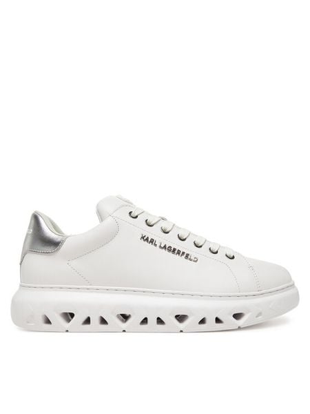 KARL LAGERFELD Sneakersy KL54519A Biały. Białe buty sportowe na co dzień męskie KARL LAGERFELD, m, bez wzorów, ze skóry, bez ramiączek, bez kaptura. Za 729.99 zł.
