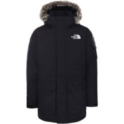 Kurtka turystyczna zimowa męska The North Face M Recycled Mcmurdo Parka. Czarne parki męskie The North Face, na zimę, m, bez wzorów, bez kaptura. Za 1,875.00 zł.