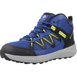 Buty COLUMBIA YOUTH PEAKFREAK RUSH MID Niebieski. Niebieskie buty trekkingowe męskie Columbia, bez wzorów, z syntetyku, bez zapięcia, trekkingowe. Za 266.99 zł.