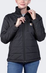 Kurtka Carhartt Rain Defender Light Black. Czarne kurtki męskie Carhartt, m, bez wzorów, bez ramiączek, bez kaptura. Za 469.82 zł.