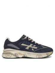 Premiata Sneakersy MOERUN VAR 7306 Granatowy. Niebieskie buty sportowe na co dzień męskie Premiata, m, bez wzorów, ze skóry, bez ramiączek, bez kaptura. Za 1,099.00 zł.