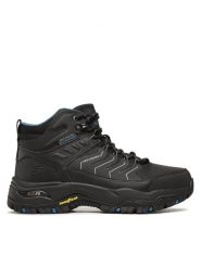 Skechers Trapery Arch Fit Dawson Raveno 204634/BLK Czarny. Czarne buty zimowe męskie Skechers, bez wzorów, z materiału, bez obcasa, bez zapięcia. Za 410.00 zł.