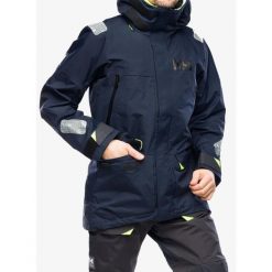 Kurtka męska Helly Hansen Skagen Offshore Jacket. Niebieskie kurtki męskie Helly Hansen, m, bez wzorów, bez ramiączek, bez kaptura. Za 1,748.50 zł.