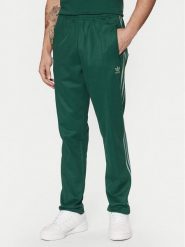 Adidas Spodnie dresowe adicolor Classics Beckenbauer JP2523 Zielony Slim Fit. Zielone spodnie dresowe męskie ADIDAS, bez wzorów, z bawełny. Za 189.99 zł.