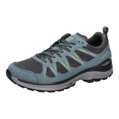 Buty trekkingowe męskie Lowa Innox Evo Ii Gtx. Niebieskie buty trekkingowe męskie Lowa, na lato, bez wzorów, z materiału, bez zapięcia. Za 827.00 zł.