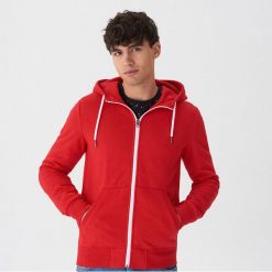 Rozpinana bluza z kapturem - Czerwony. Bluzy rozpinane męskie marki House. Za 79.99 zł.