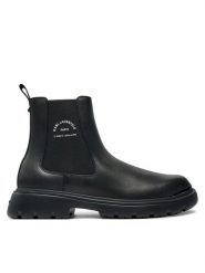 KARL LAGERFELD Sztyblety KL13060 Czarny. Czarne sztyblety męskie KARL LAGERFELD, ze skóry, bez obcasa, bez zapięcia. Za 879.99 zł.