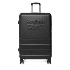 Walizka duża Reebok. Czarne walizki męskie Reebok, bez wzorów, duże. Za 349.99 zł.