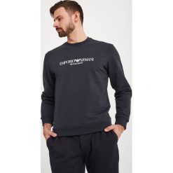 BLUZA EMPORIO ARMANI. Białe bluzy nierozpinane męskie Emporio Armani, m, bez wzorów, z bawełny, bez ramiączek, bez kaptura. W wyprzedaży za 433.30 zł.