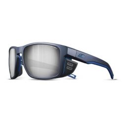 Okulary JULBO SHIELD M. Czarne okulary przeciwsłoneczne męskie JULBO, bez wzorów, sportowe. W wyprzedaży za 509.15 zł.