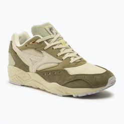Buty męskie Mizuno Contender Countryside. Zielone buty zimowe męskie Mizuno, bez wzorów, sportowe, bez obcasa, bez zapięcia. Za 629.99 zł.
