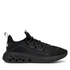 Buty do biegania Puma. Czarne buty do biegania męskie Puma, bez wzorów, bez zapięcia, do biegania. Za 249.99 zł.